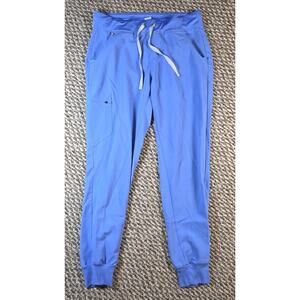 FIGS Blue Technical Collection Jogger Scrubs Pants Unisex M Medical Nursing